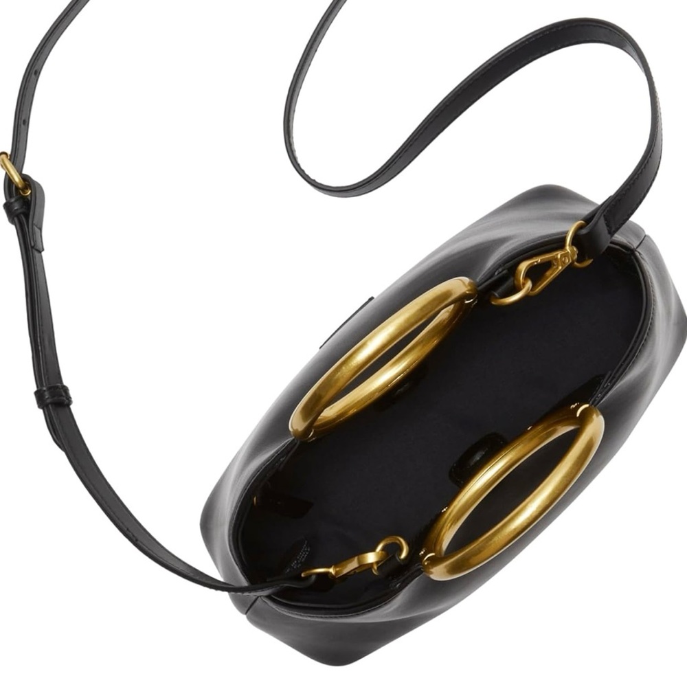 NWT! Vince Camuto Black Soft Hand Bag - Picture 5 of 8